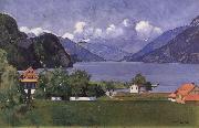 Max Buri Brienzersee-Landschaft painting